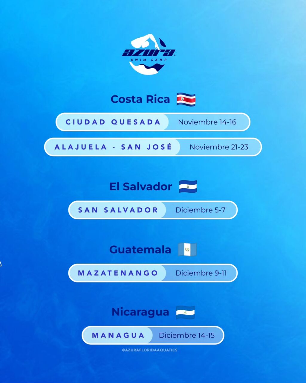 Instagram post from azurafloridaaquatics. This post is in position 1.